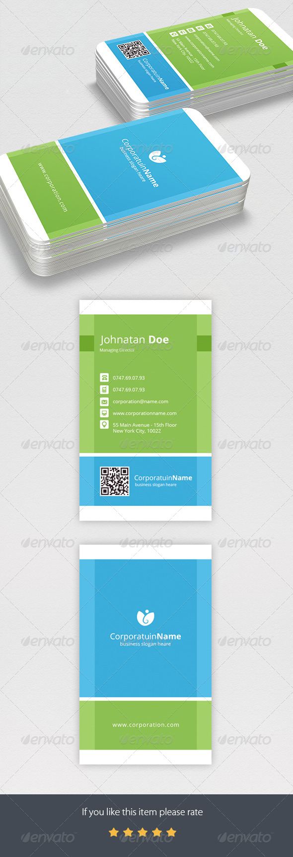 GraphicRiver Corporate Business Card 7668681