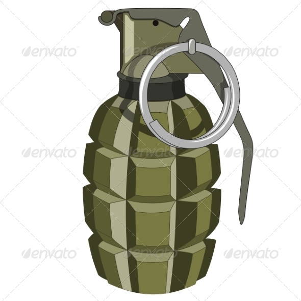 GraphicRiver Hand Grenade 7668813