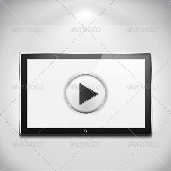GraphicRiver TV with Play Button 7671235