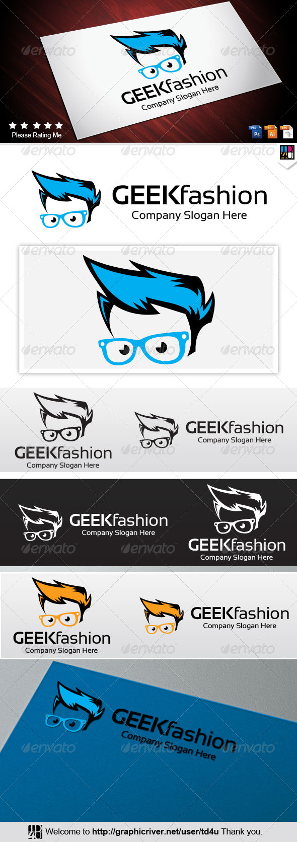 GraphicRiver Geek Fashion 7674804