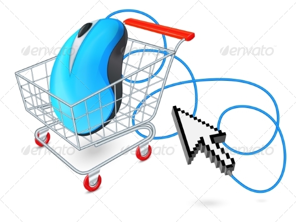 GraphicRiver Internet Shopping Cart Concept 7675528