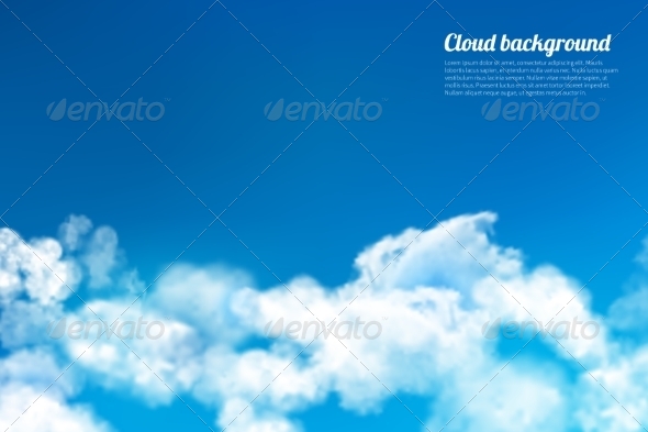 GraphicRiver Sky Clouds Background 7675539