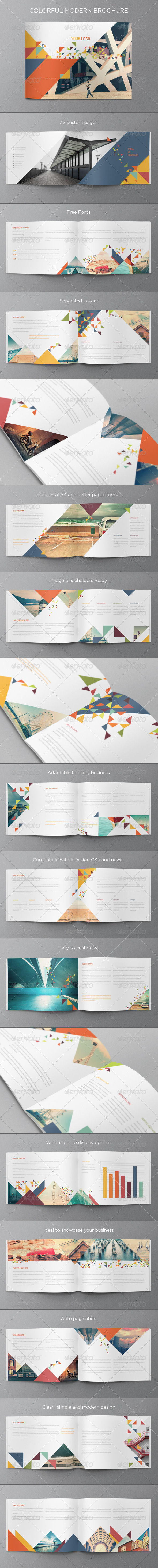 GraphicRiver Colorful Modern Brochure 7675852