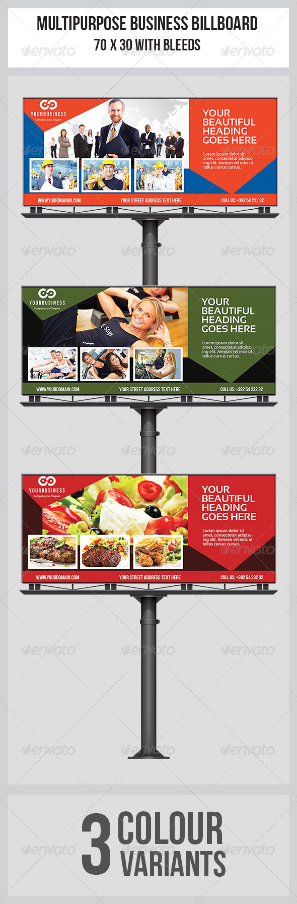 GraphicRiver Multipurpose Business Billboard Template 7677773 GraphicRiver Multipurpose Business Billboard Template 7677773