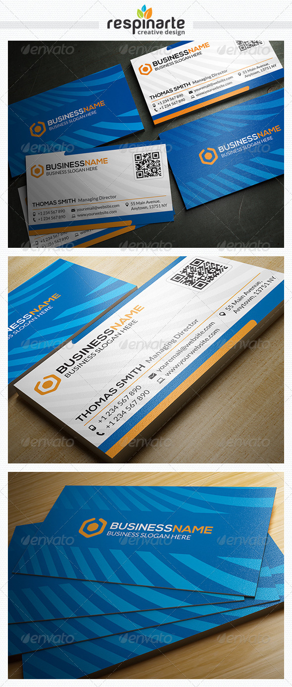 GraphicRiver Corporate Business Card RA17 7678333