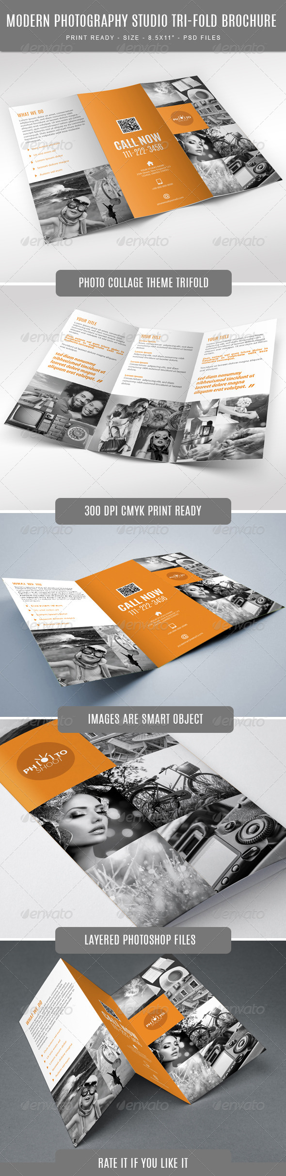 GraphicRiver Photography Studio Tri-Fold 7678747 GraphicRiver Photography Studio Tri-Fold 7678747