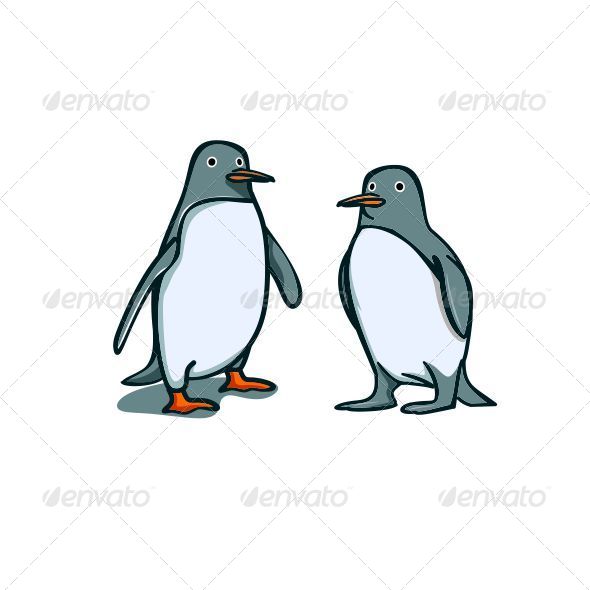 GraphicRiver Vector Penguin 7680282