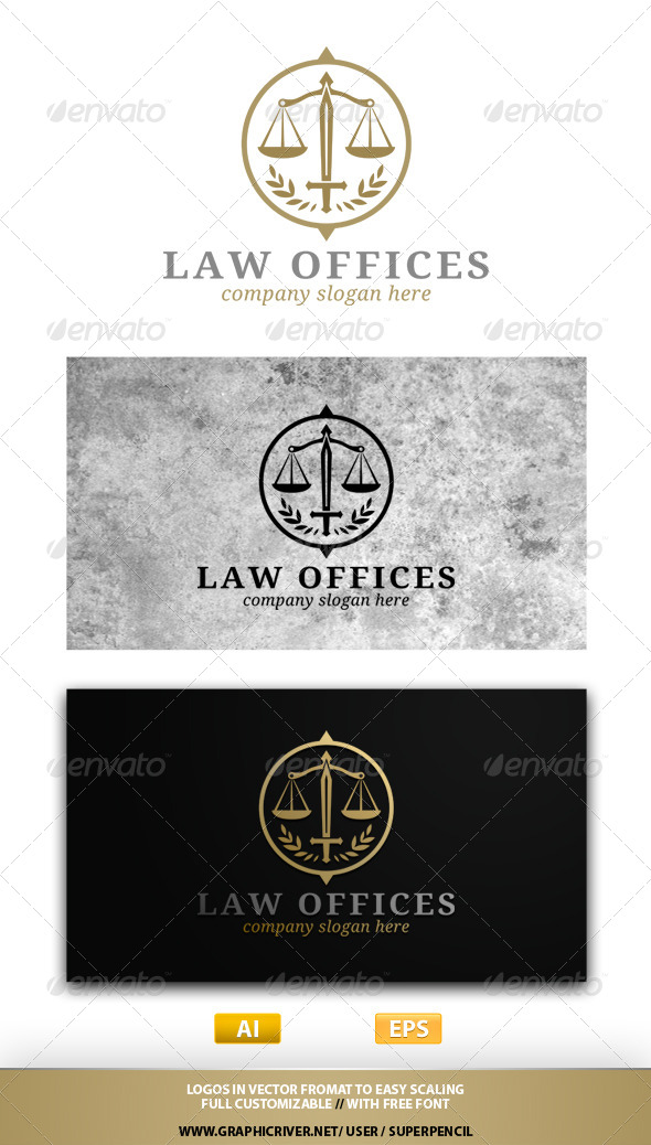 GraphicRiver Law Offices Logo 7681957