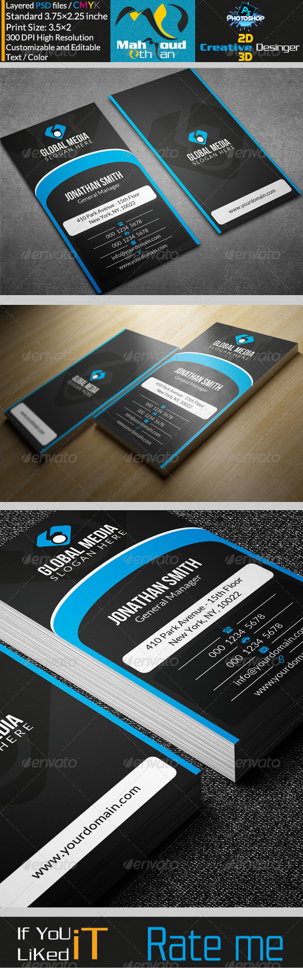 GraphicRiver Modern Corportae Business Card V25 7682356 GraphicRiver Modern Corportae Business Card V25 7682356