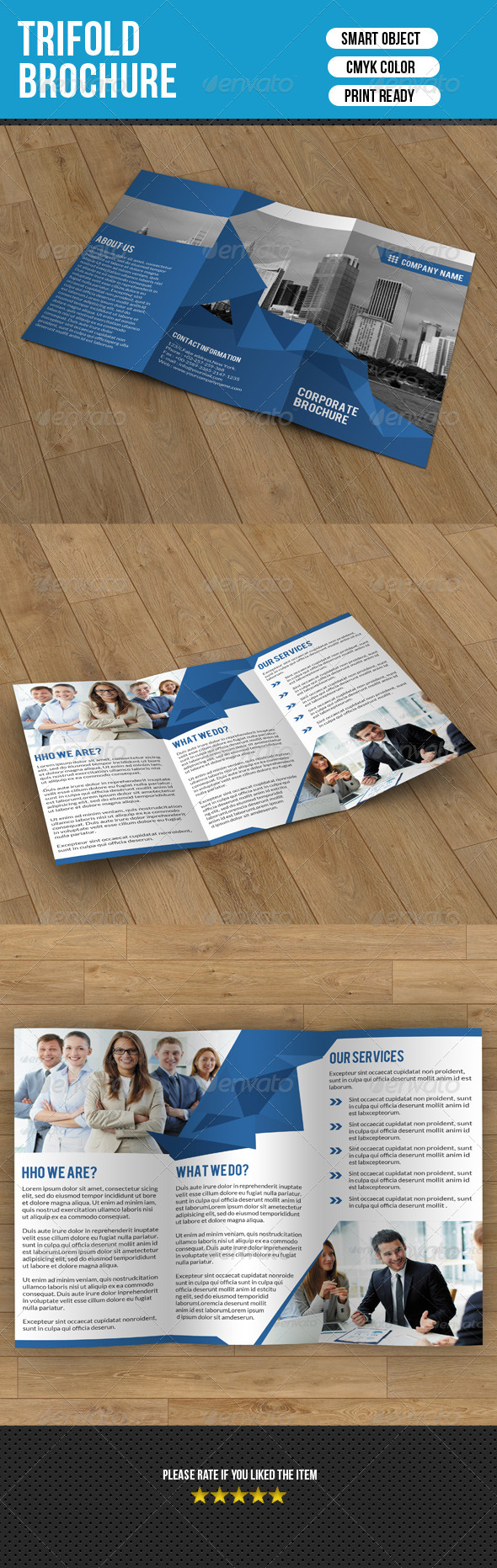 GraphicRiver Trifold Brochure-Business 7684853