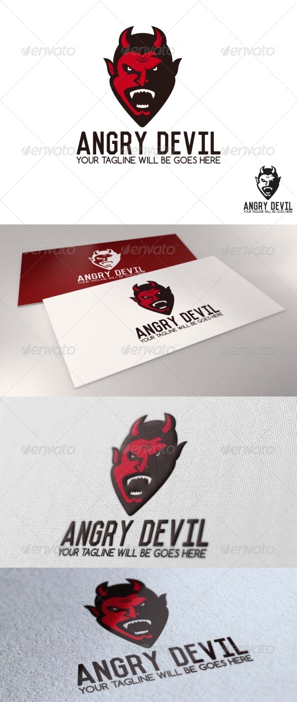 GraphicRiver Angry Devil Logo 7653669