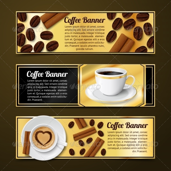 GraphicRiver Coffee Banners Horizontal 7690620
