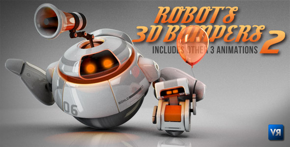After Effects Project - VideoHive Robots 3D logo bumpers II 786701 After Effects Project - VideoHive Robots 3D logo bumpers II 786701