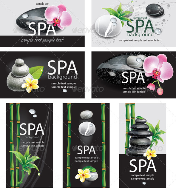 GraphicRiver Set of Cards for SPA Salon 7691754