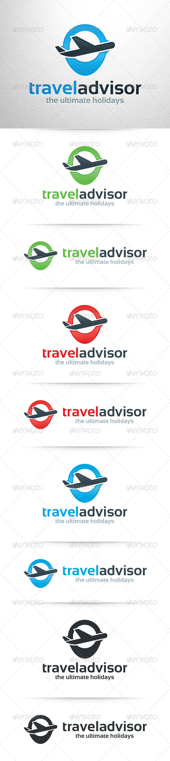 GraphicRiver Travel Advisor Logo Template 7692595