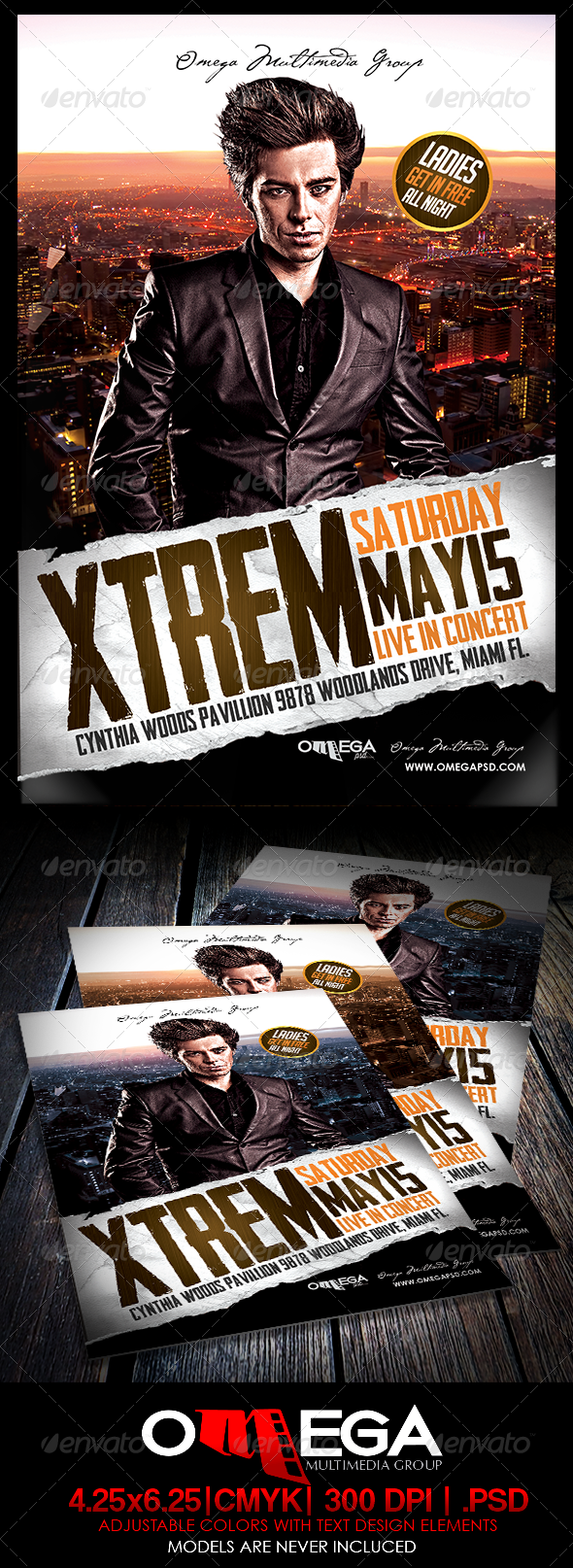 GraphicRiver Xtrem Live In Concert 7694524