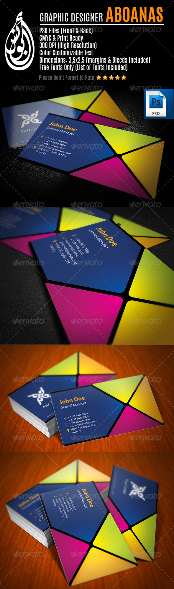 GraphicRiver Business Card Template 18 7694699