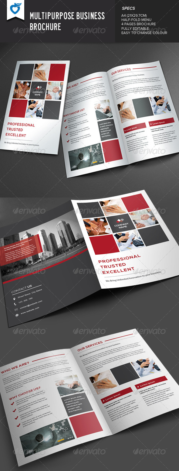 GraphicRiver Multipurpose Business Brochure 7678751 GraphicRiver Multipurpose Business Brochure 7678751