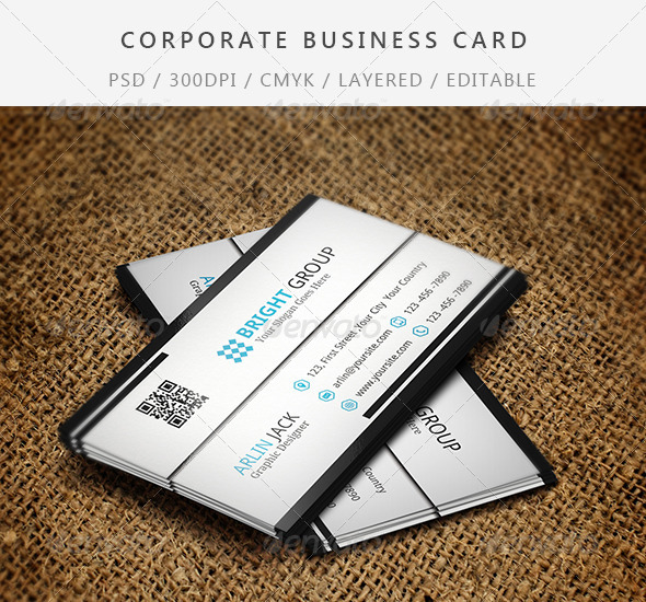 GraphicRiver Corporate Business Card 7699965 GraphicRiver Corporate Business Card 7699965