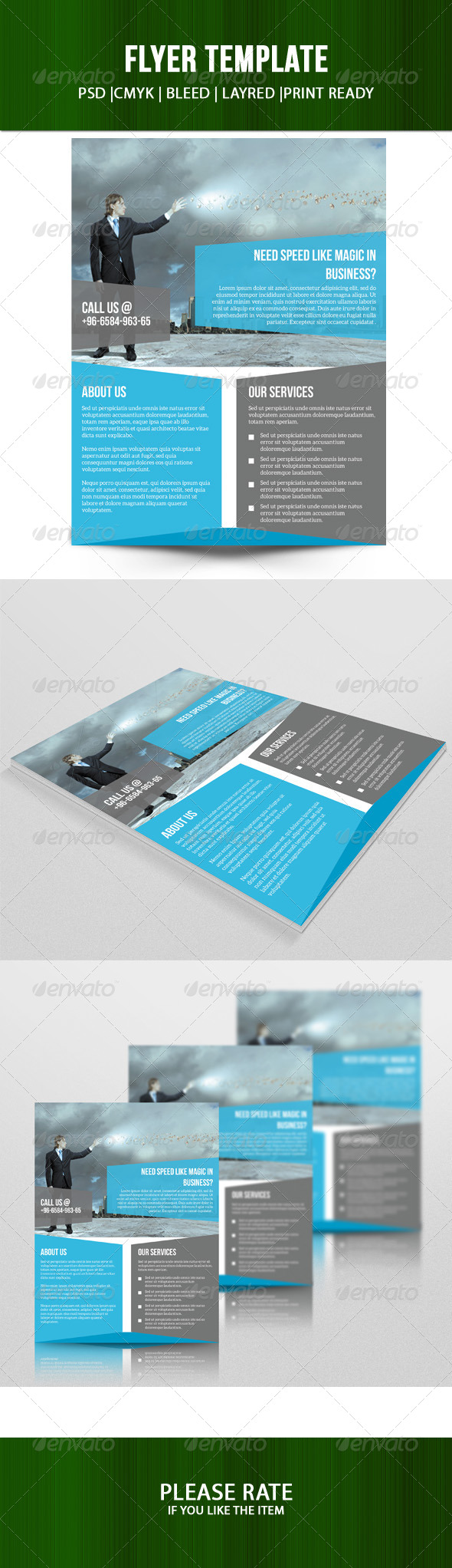 GraphicRiver Corporate Flyer Template 7700458 GraphicRiver Corporate Flyer Template 7700458