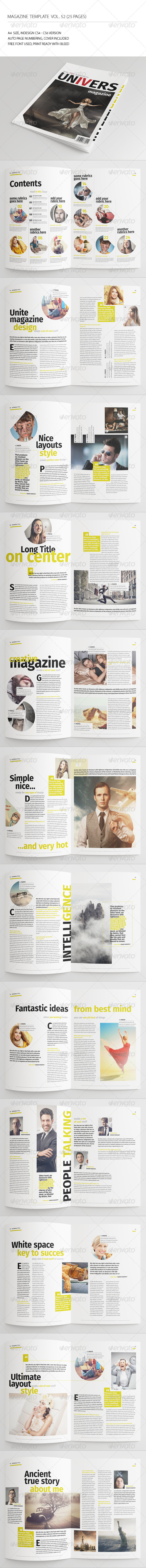 GraphicRiver 25 Pages Universal Magazine Vol52 7700669