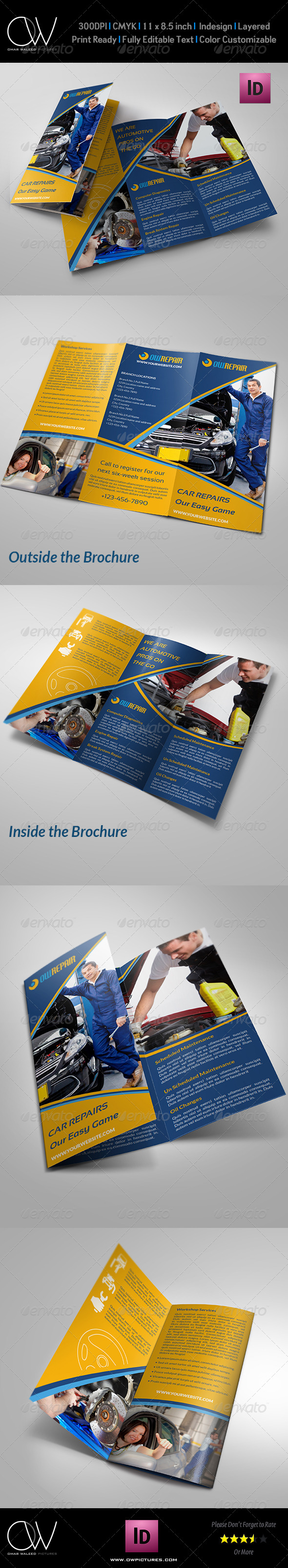 GraphicRiver Car Repair Tri-Fold Company Brochure Template 7701412 GraphicRiver Car Repair Tri-Fold Company Brochure Template 7701412