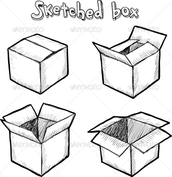 GraphicRiver Hand-Drawn Boxes 7702525