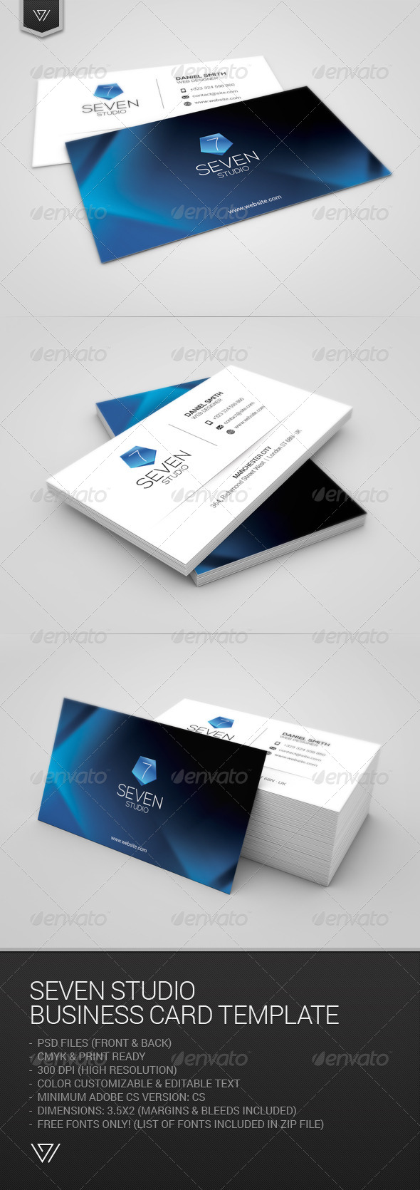 GraphicRiver Seven Studio Business Card 7702642 GraphicRiver Seven Studio Business Card 7702642