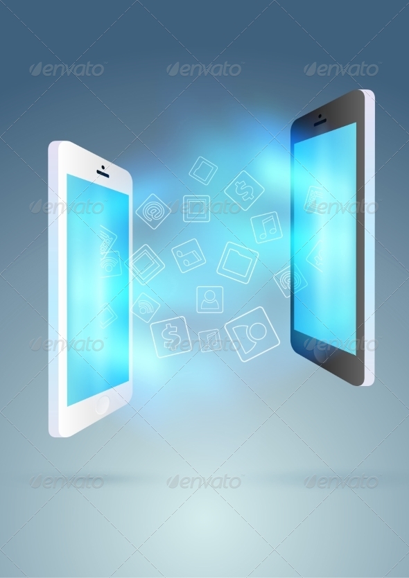 GraphicRiver Mobile Exchange Conceptual Background 7703728 GraphicRiver Mobile Exchange Conceptual Background 7703728