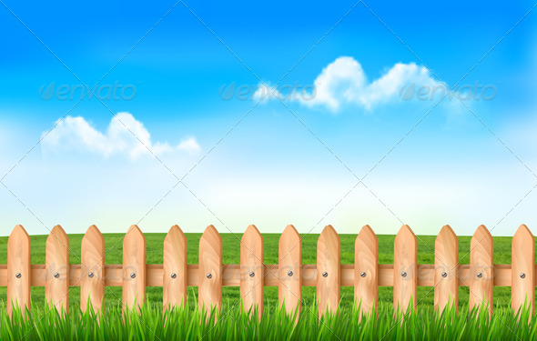 GraphicRiver A Fence in a Field 7708726 GraphicRiver A Fence in a Field 7708726