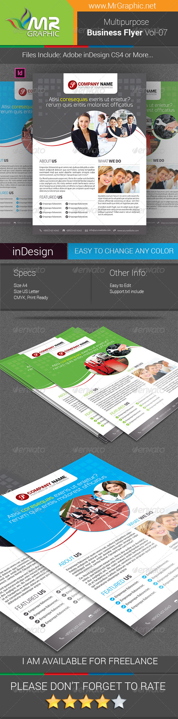 GraphicRiver Multipurpose Business Flyer Vol-07 7717978 GraphicRiver Multipurpose Business Flyer Vol-07 7717978