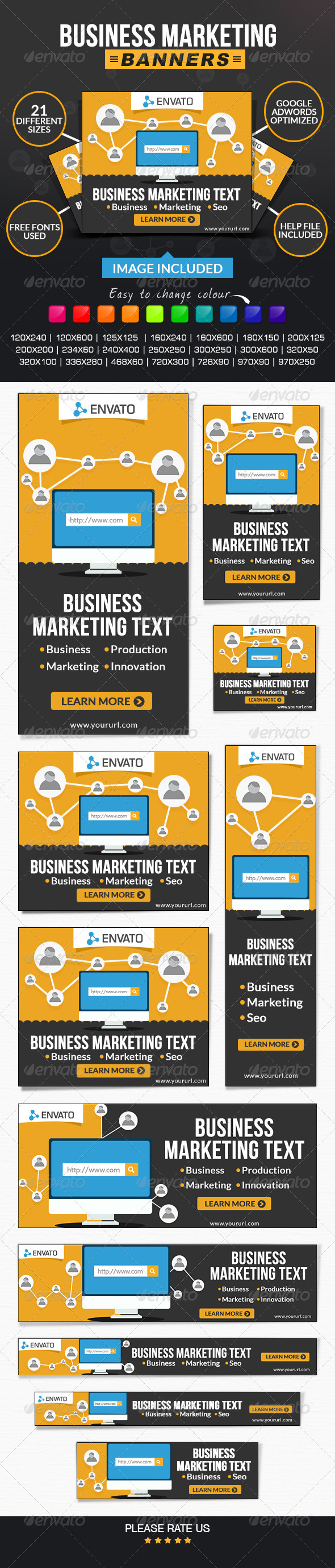 GraphicRiver Business & Marketing Banners 7718008