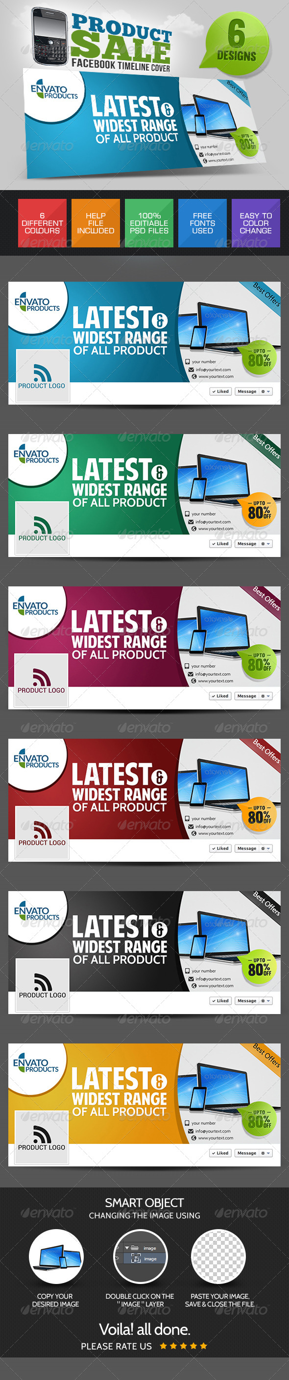 GraphicRiver Product Sale Facebook Cover Page 7718013 GraphicRiver Product Sale Facebook Cover Page 7718013
