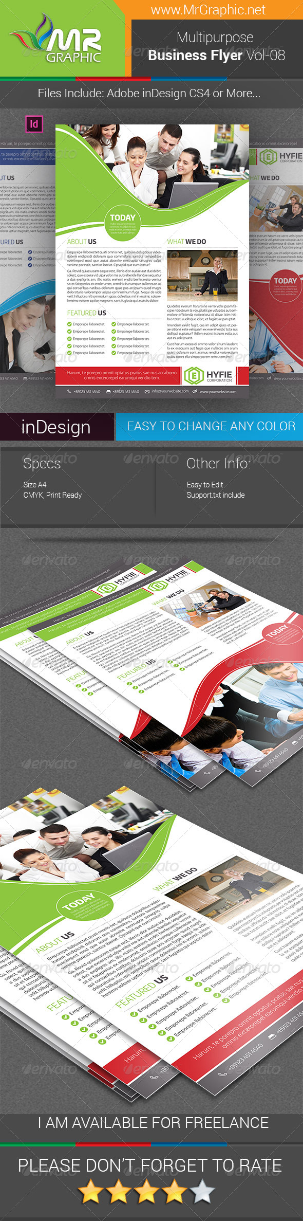 GraphicRiver Multipurpose Business Flyer Vol-08 7720616 GraphicRiver Multipurpose Business Flyer Vol-08 7720616