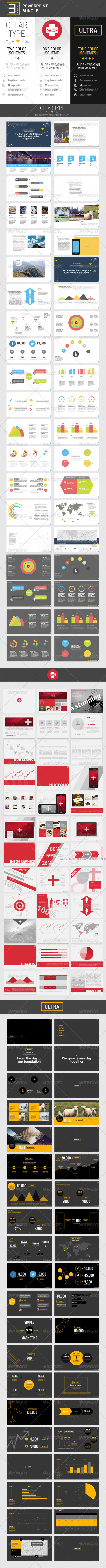 GraphicRiver 3-in-1 PowerPoint Bundle 7721814