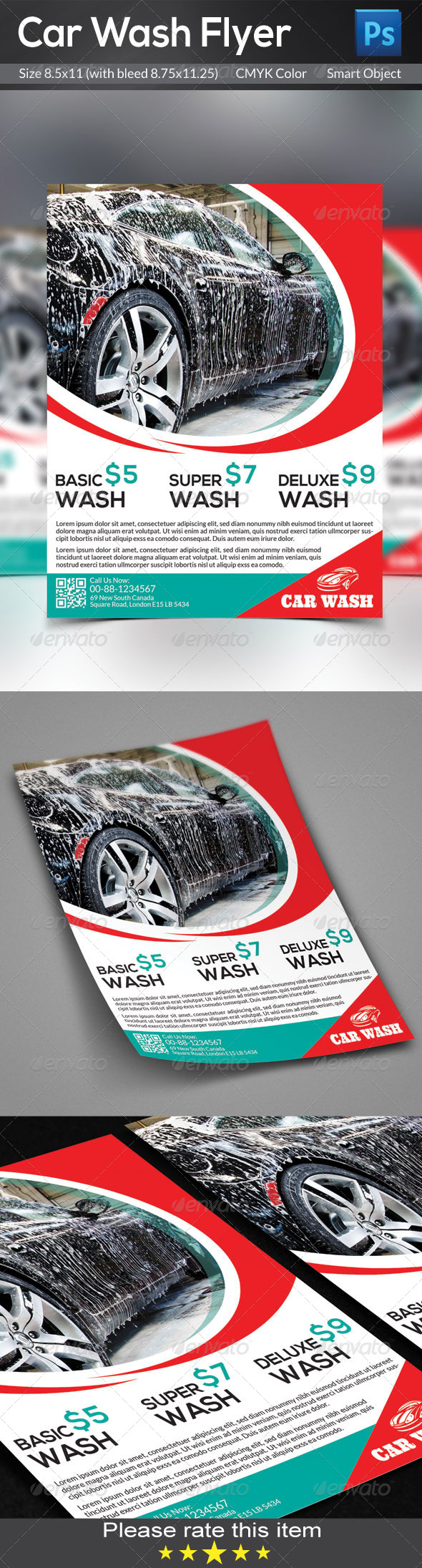 GraphicRiver Car Wash Flyer 7722005 GraphicRiver Car Wash Flyer 7722005