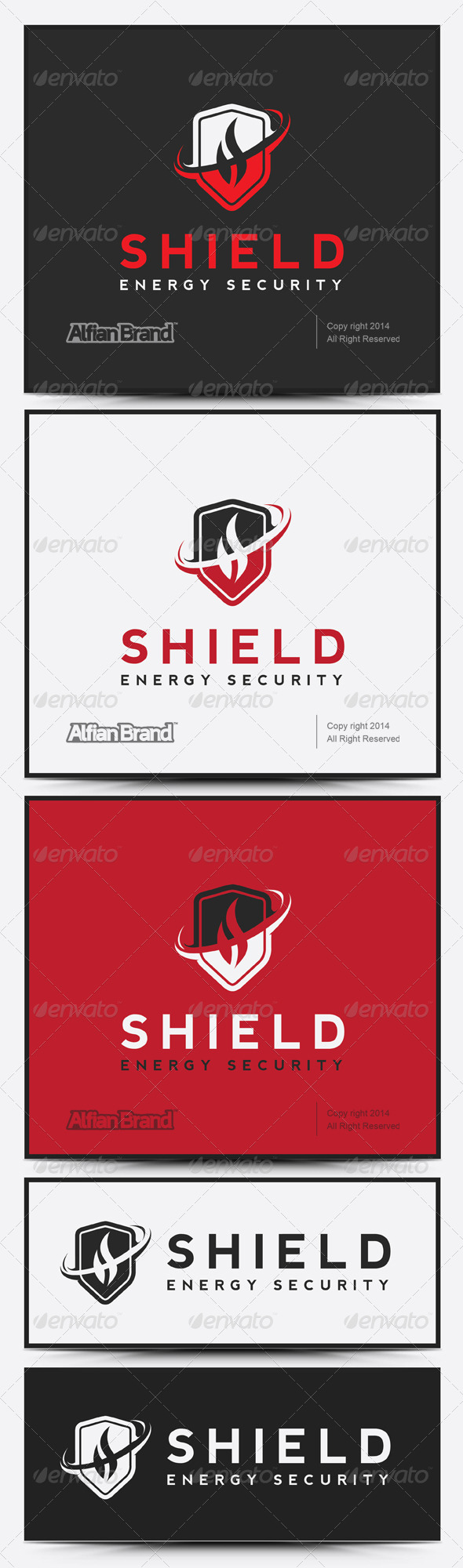 GraphicRiver Shield Energy Logo 7684730