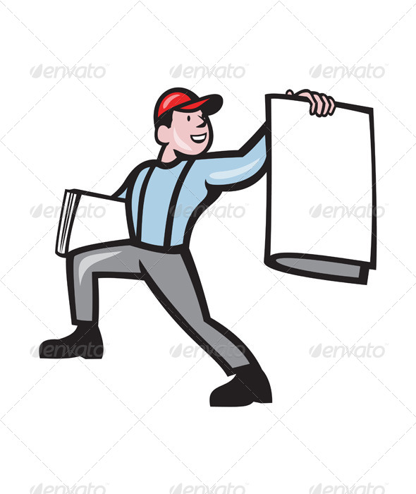 GraphicRiver Newsboy Selling Newspaper Isolated Full Cartoon 7779999 GraphicRiver Newsboy Selling Newspaper Isolated Full Cartoon 7779999