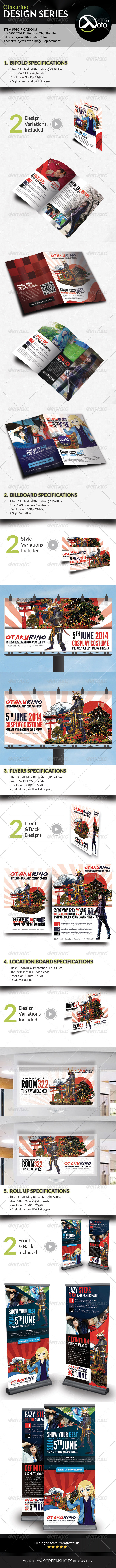 GraphicRiver Otakurino Cosplay Contest Design Series Bundle 7789220 GraphicRiver Otakurino Cosplay Contest Design Series Bundle 7789220