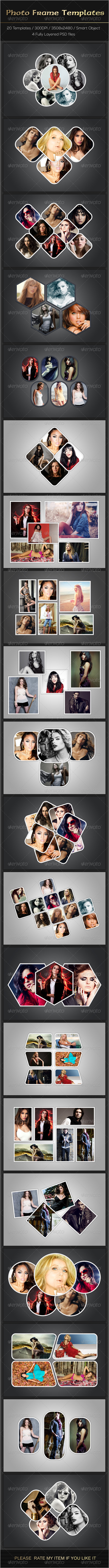 GraphicRiver Photo Frame Templates 7790361 GraphicRiver Photo Frame Templates 7790361