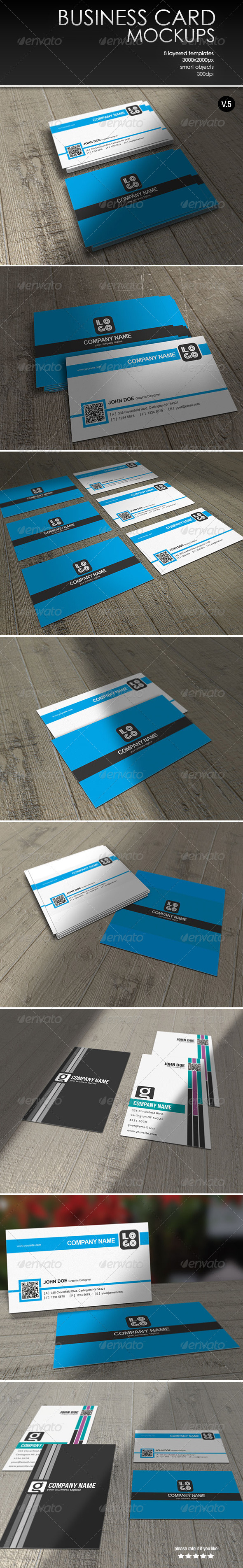 GraphicRiver Business Card MockUp-Vol.5 7791582 GraphicRiver Business Card MockUp-Vol.5 7791582