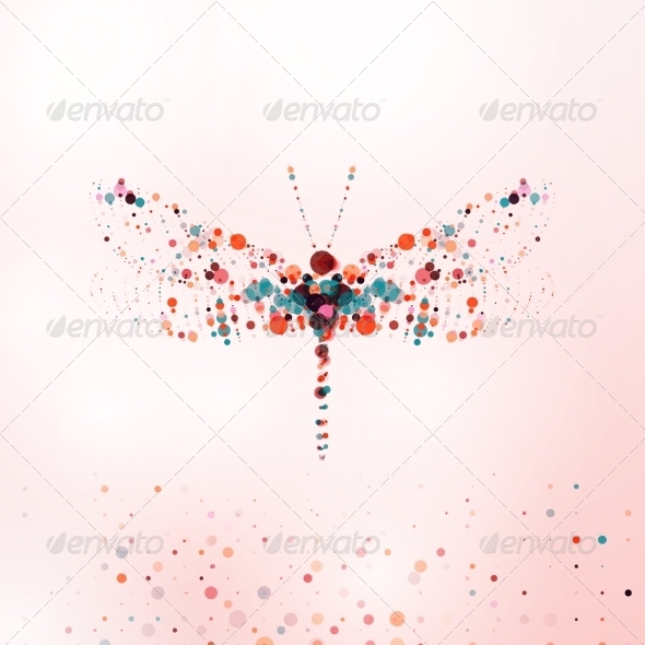 GraphicRiver Abstract Dragonfly 7793101 GraphicRiver Abstract Dragonfly 7793101