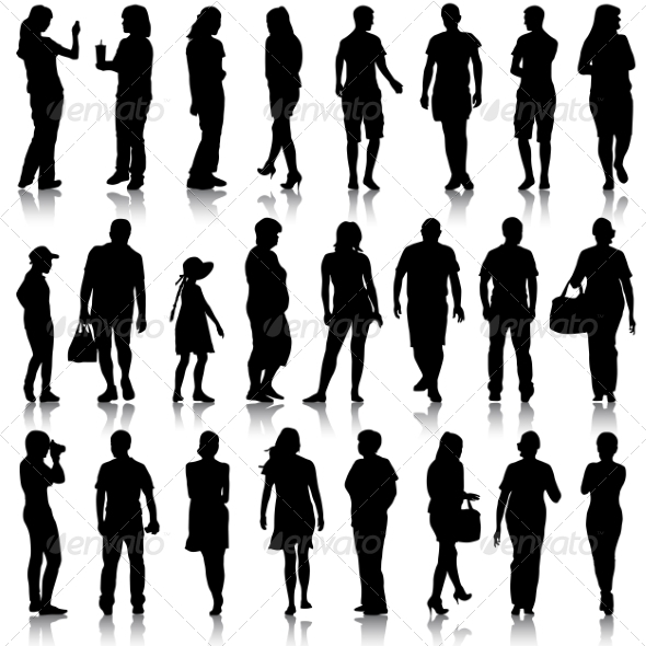 GraphicRiver Silhouettes 7793342 GraphicRiver Silhouettes 7793342