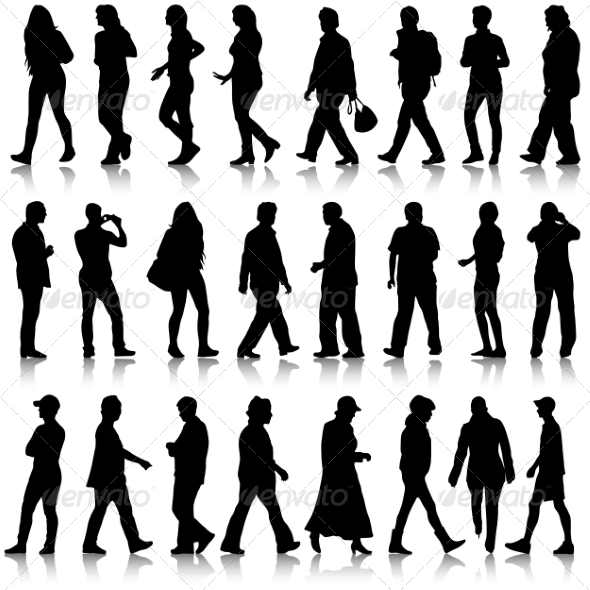 GraphicRiver Silhouettes 7793345 GraphicRiver Silhouettes 7793345