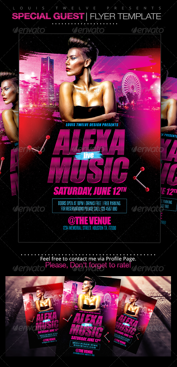 GraphicRiver Special Guest Dj Flyer Template 7801474 GraphicRiver Special Guest Dj Flyer Template 7801474