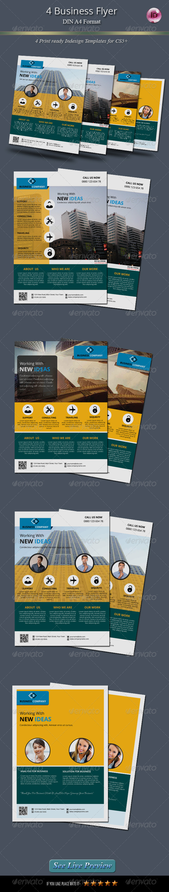 GraphicRiver 4 Business Flyer 7801769 GraphicRiver 4 Business Flyer 7801769