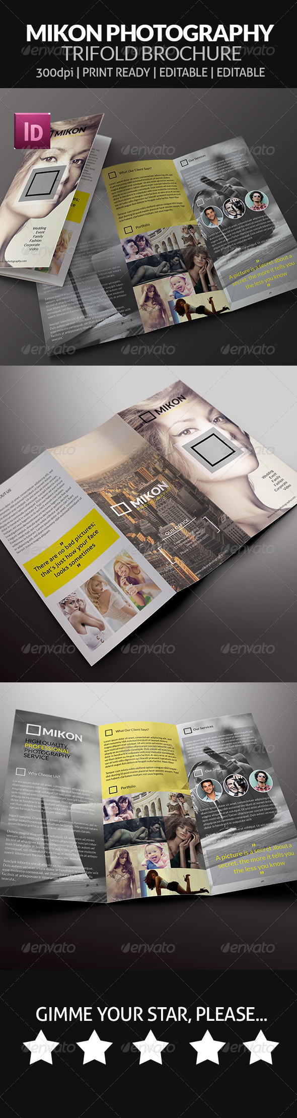 GraphicRiver Mikon Photography Trifold Brochure 7804191 GraphicRiver Mikon Photography Trifold Brochure 7804191