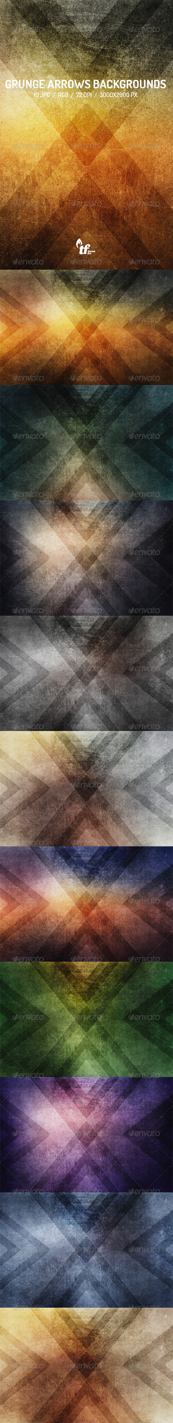 GraphicRiver Grunge Arrows Backgrounds 7805650 GraphicRiver Grunge Arrows Backgrounds 7805650