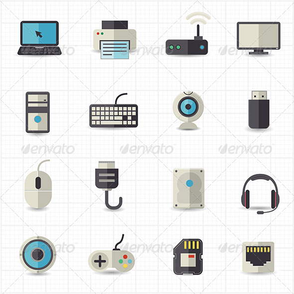 GraphicRiver Computer Technology Icons 7810451 GraphicRiver Computer Technology Icons 7810451