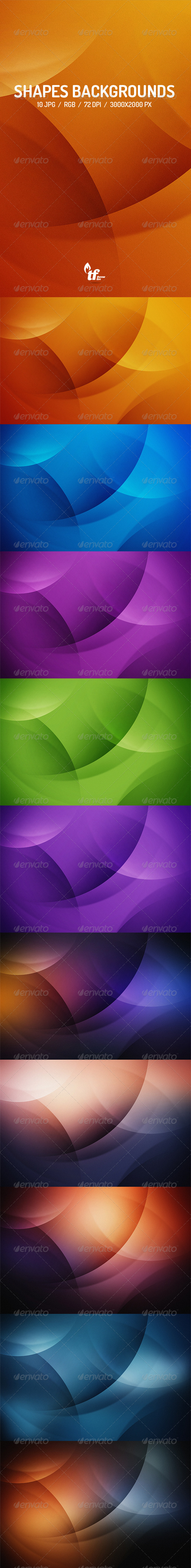 GraphicRiver Shapes Backgrounds 7812806 GraphicRiver Shapes Backgrounds 7812806